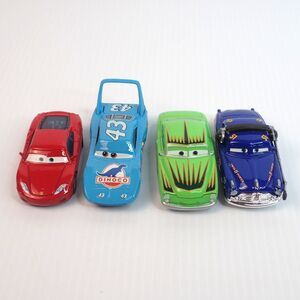 Disney World of Cars Metal Die Cast Assorted Characters Lot of 4 w/Hudson Hornet